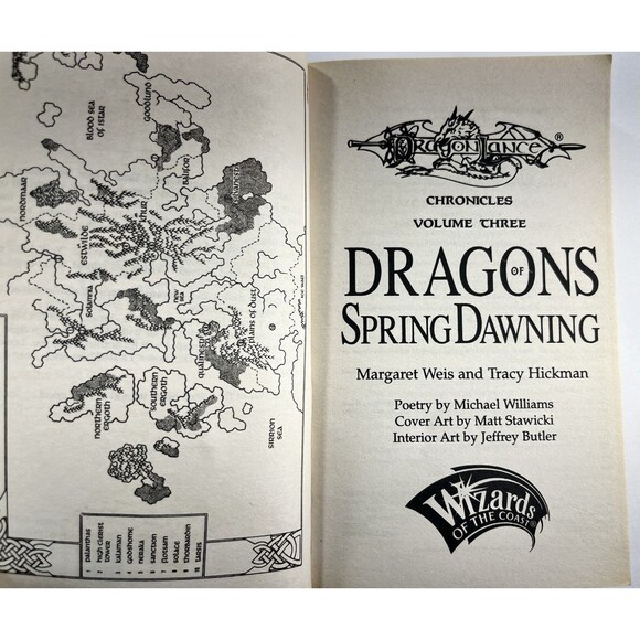 Dragons of Spring Dawning: The Dragonlance Chronicles Vol III by Weis & Hickman - Picture 4 of 9